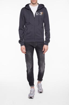 Hooded sweatshirt with logo, zdjęcie 2 Hooded sweatshirt with logo od EA7 Emporio Armani